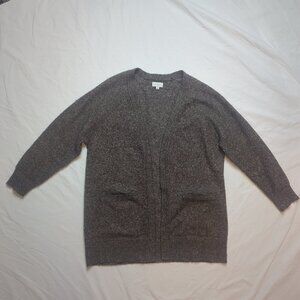 Lucky Brand Brown Cardigan Sweater, Size Large